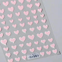 3D Heart Nail Stickers for Valentines