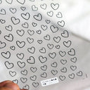 3D Heart Nail Stickers for Valentines