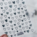 3D Heart Nail Stickers for Valentines
