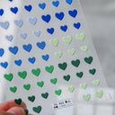 3D Heart Nail Stickers for Valentines