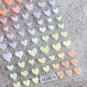 3D Heart Nail Stickers for Valentines