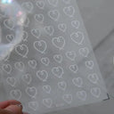 3D Heart Nail Stickers for Valentines