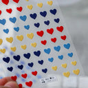 3D Heart Nail Stickers for Valentines