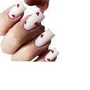 3D Heart Nail Stickers for Valentines