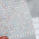 3D Heart Nail Stickers for Valentines