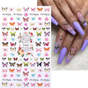 3D Heart Nail Stickers for Valentines