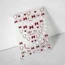 3D Heart Nail Stickers for Valentines