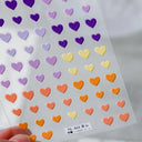 3D Heart Nail Stickers for Valentines