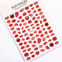 3D Heart Nail Stickers for Valentines