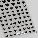 3D Heart Nail Stickers for Valentines