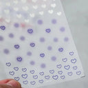 3D Heart Nail Stickers for Valentines