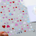 3D Heart Nail Stickers for Valentines
