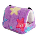 Heart Plush Pet Nest for Birds Winter Hammock Cave Hut