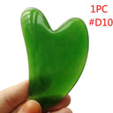 Heart Shape Resin Gua Sha Acupoint Massage Tool Kit