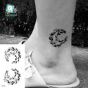 Heartfelt Black Waterproof Tattoo Expressive Hand-Drawn Design