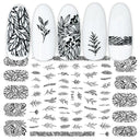 Heartfelt Love Nail Sticker Set: Romantic 3D Expressions