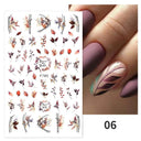 Heartfelt Love Nail Sticker Set: Romantic 3D Expressions