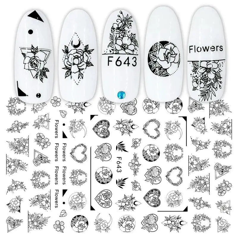 Heartfelt Love Nail Sticker Set Romantic Expressions — product view 10