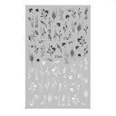 Heartfelt Love Nail Sticker Set: Romantic 3D Expressions