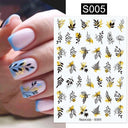 Heartfelt Love Nail Sticker Set: Romantic 3D Expressions