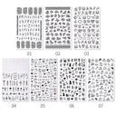 Heartfelt Love Nail Sticker Set: Romantic 3D Expressions