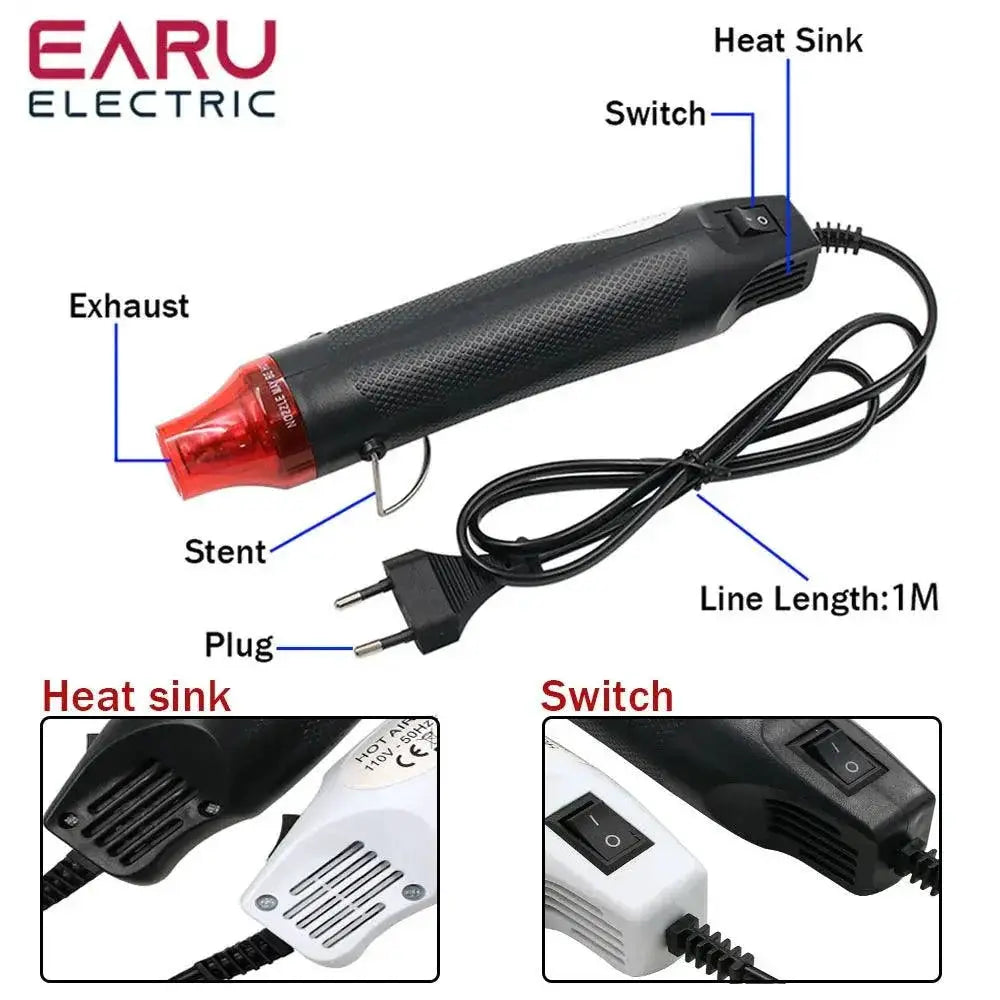 300W Heat Gun For DIY Craft Embossing And Crafting