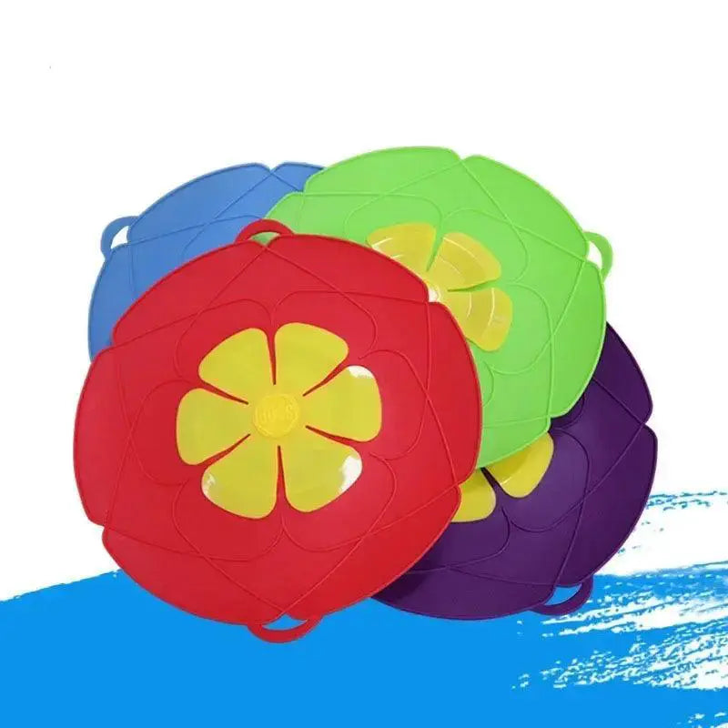 Heat Resistant Silicone Spill Stopper Lid for Pots and Pans