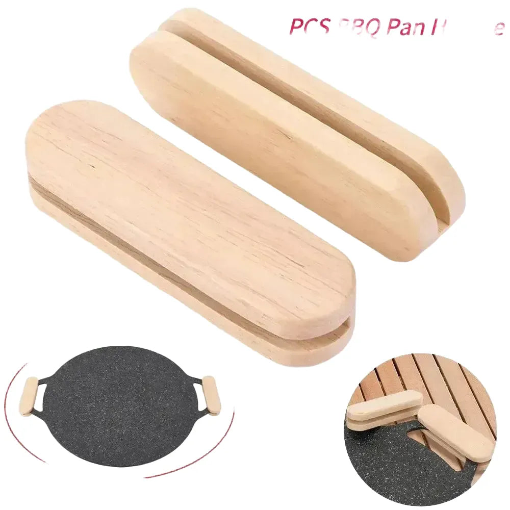 Stays Cool Pan Handles for BBQ Grilling — 2pcs