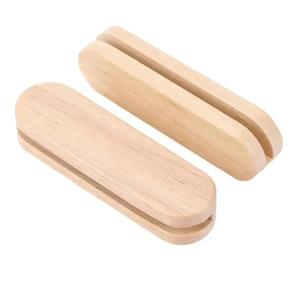 Heat Resistant Wooden BBQ Pan Handles 2 Pack Grilling