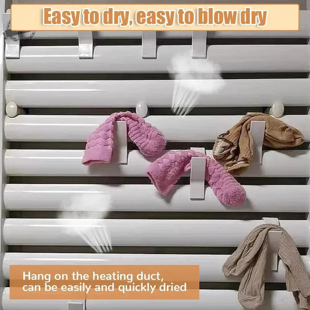 Heated Towel Radiator Rail Hooks for Efficient Drying