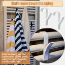 Heated Towel Radiator Rail Hooks for Efficient Drying