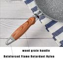 Heavy Duty Non Stick Ceramic Wok Pan For Induction Cooking