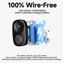 Clear 2K Outdoor Security Cam for Home