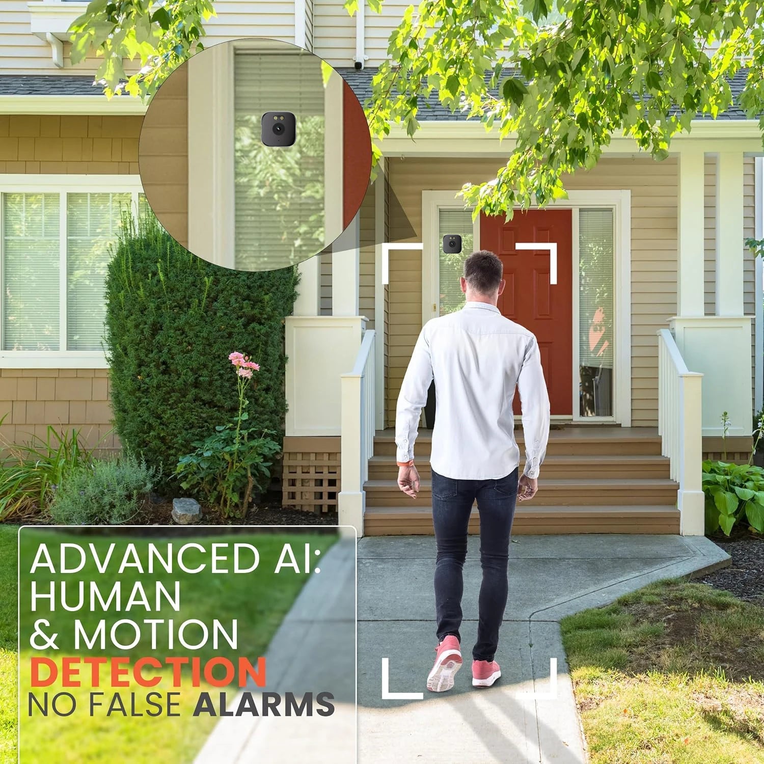 HEIYOUCAM Window Camera - Dual WiFi 3MP HD Full Color Night Vision Through Glass