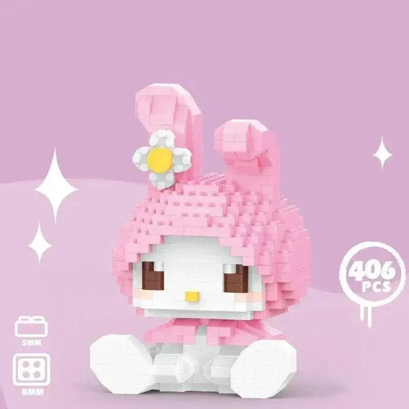 Hello Kitty Kuromi Building Block Set Enchanting Decor Fun