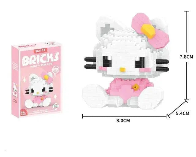 Hello Kitty Kuromi Building Block Set Enchanting Decor Fun