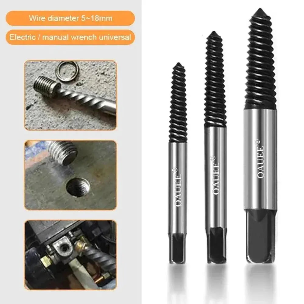 Hex Screw Extractors Set Quick Rusted Screw Remover Kit