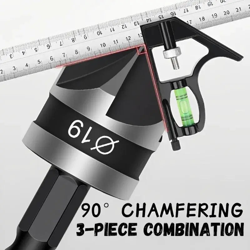 Hex Shank Countersink Drill Bit Set For Wood And Soft Metals