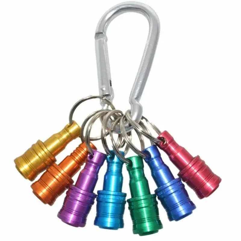 Hex Shank Bit Holder Keychain Set Screwdriver Kit Portable