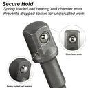 Hex Shank Socket Adapter for Impact Drill Wrench Conversion