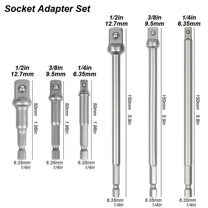 Socket Adapter - Impact Drill Hex Conversion — product view 9