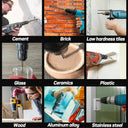 Hex Tile Drill Bits Set: Strong Industrial Grade Carbide Kit