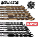 Hex Tile Drill Bits Set: Strong Industrial Grade Carbide Kit