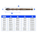 Hex Tile Drill Bits Set: Strong Industrial Grade Carbide Kit