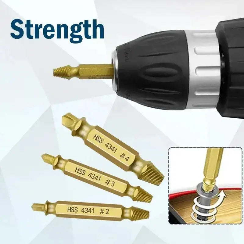 Hexagon Drill Set Screw And Wire Extractor Kit Precision