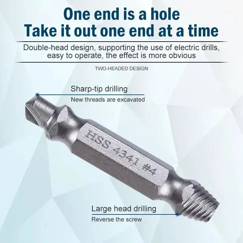 Hexagon Drill Set Screw And Wire Extractor Kit Precision