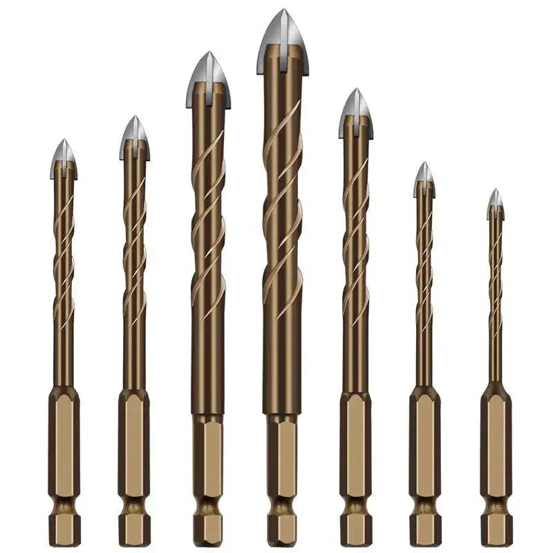 Hexagonal Shank Drill Bit Set Cobalt Steel Multi Purpose