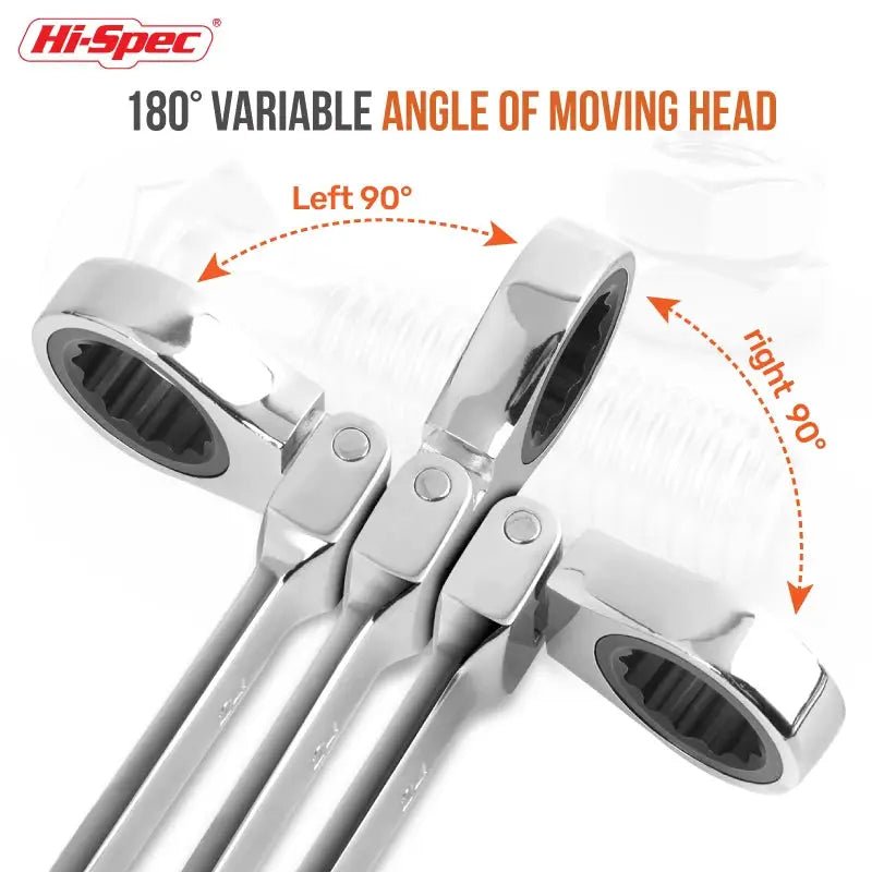 Hi - Spec Adjustable Torque Ratchet Set 8 - 19mm For Bikes Quick Fixes