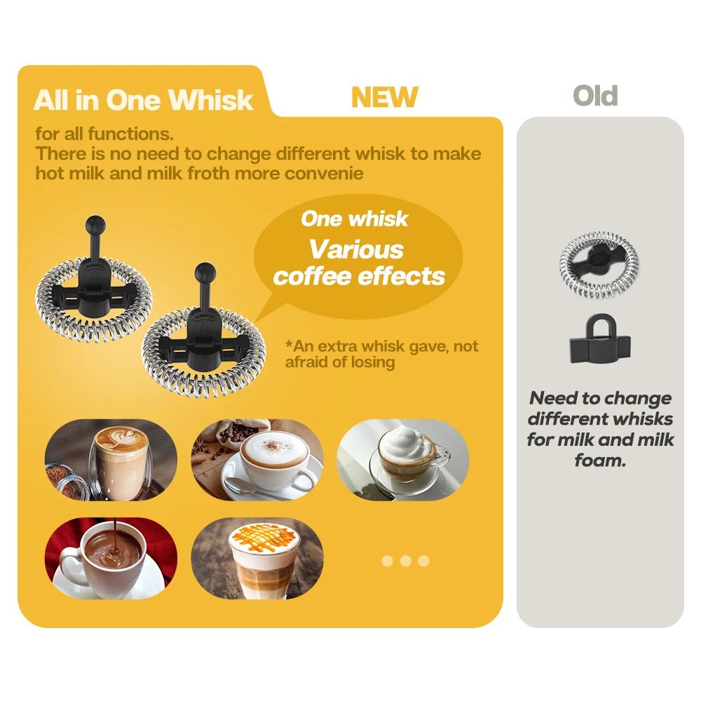 HiBREW M1A All In One Compact Espresso Machine With Milk Frother And Warmer Plus