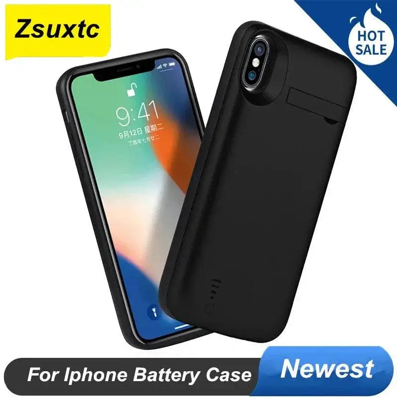 High Capacity 10000mAh Battery Case for iPhone 15 14 13 12 11